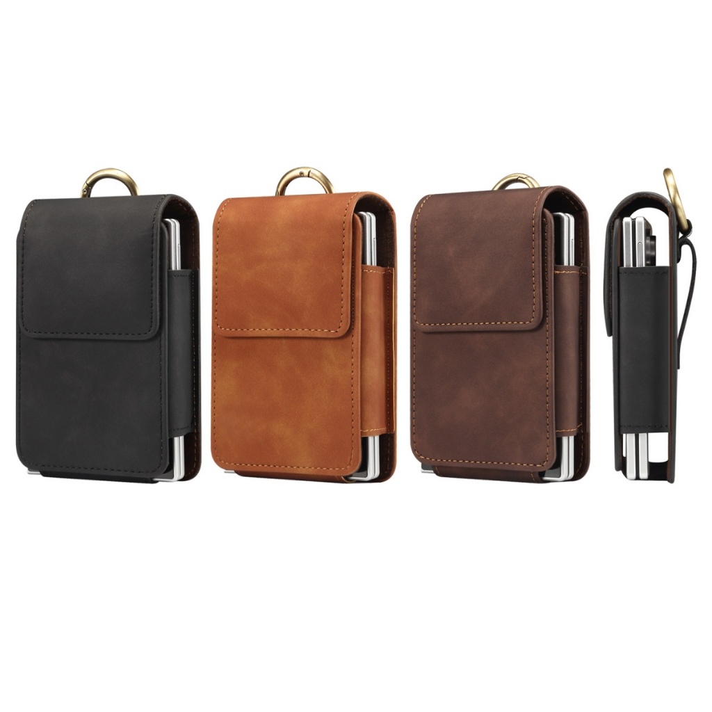 Flip Dobrável Bolsa Caso De Telefone Para Huawei Pura X MAX Bolso Cinto Clipe Coldre Saco Esportes Ao Ar Livre Alça De O