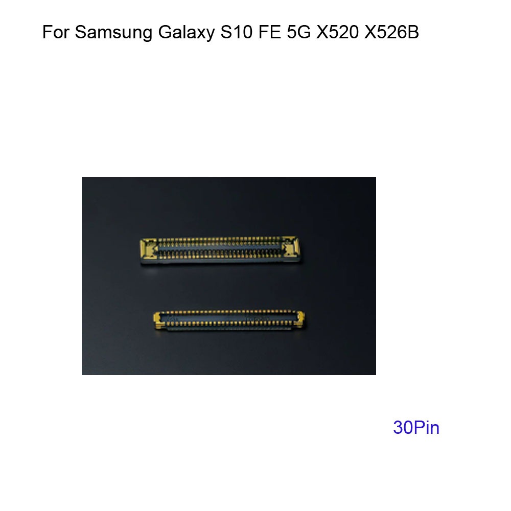 Para Samsung Galaxy S10 FE 5G X520 X526B Porta De Tela LCD Conector FPC Lógica Na Placa-Mãe