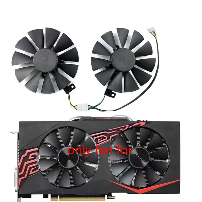 87mm T129215ventilador De Placa Gráfica Su Para ASUS ROG STRIX DUAL GTX 1070 1060/RX 470/570/580 RX570 RX580