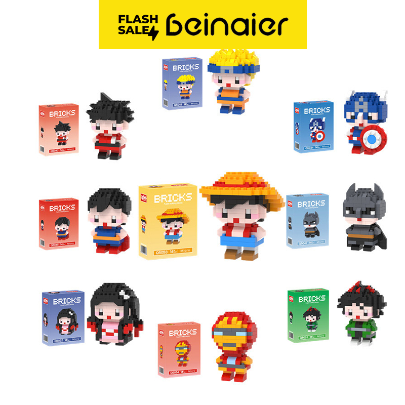 Blocos de Montar One Piece Zootopia Educativo