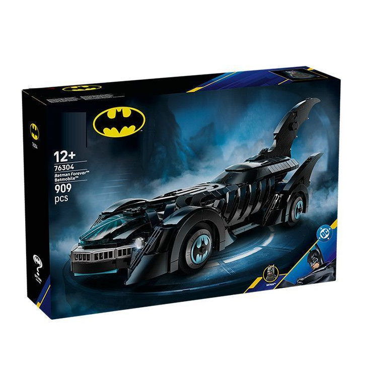909 PCS Compatível Lego Superhero Bat Dark Night Batmóvel Montado Bloco de Construção Brinquedo