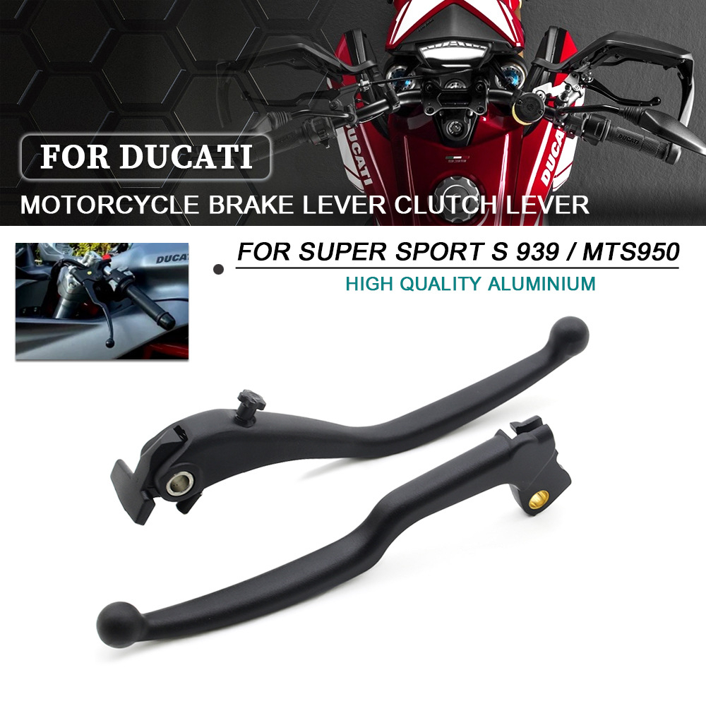CNC Dobrável Alavanca De Freio E Embreagem Chifre Lidar Com Peças Caber Ducati SuperSport 939 MTS950 Multistrada 950 Kit