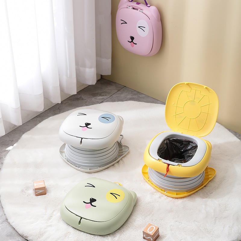 Assento Sanitário Portátil Para Bebê , Com Saco De Lixo , Conveniente Viagens E Pronto Uso Em Emergências A Qualquer Mom