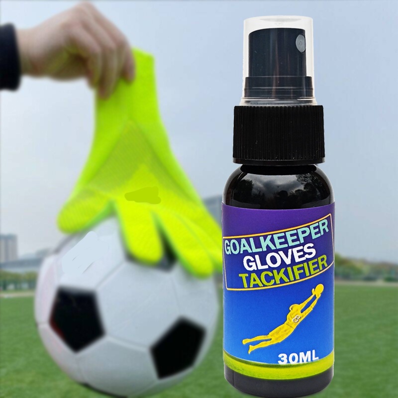 Luvas de goleiro de futebol adesivo limpador antiderrapante látex Spray restaurar luvas de látex ferramenta de manutençã
