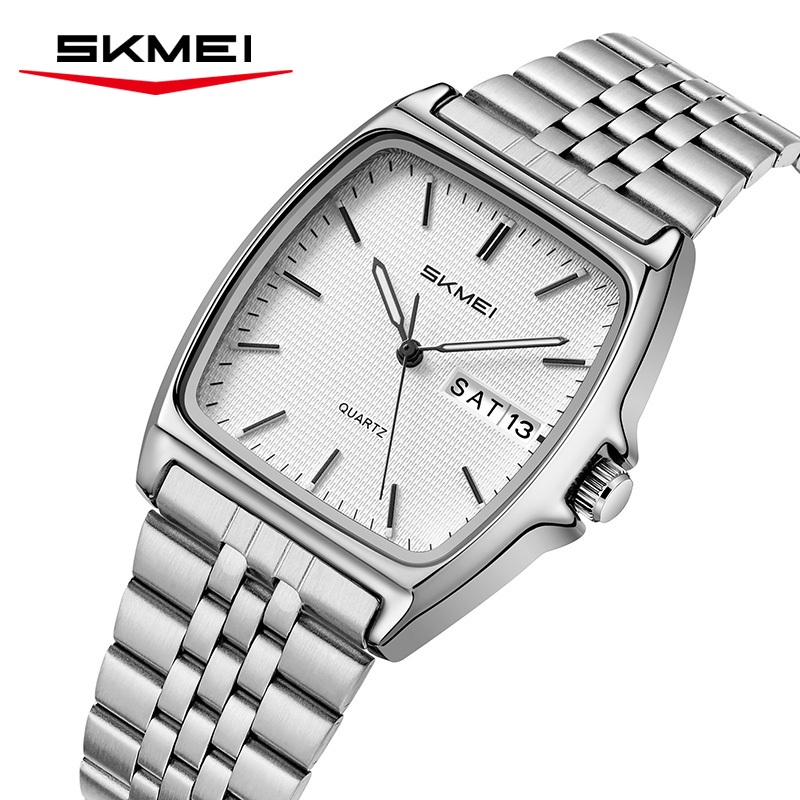 SKMEI 2628 Retro Elegante Senhora Estilo Francês Relógio De Quartzo À Prova Dwaterproof Água Pulseira Aço Negócios Casua