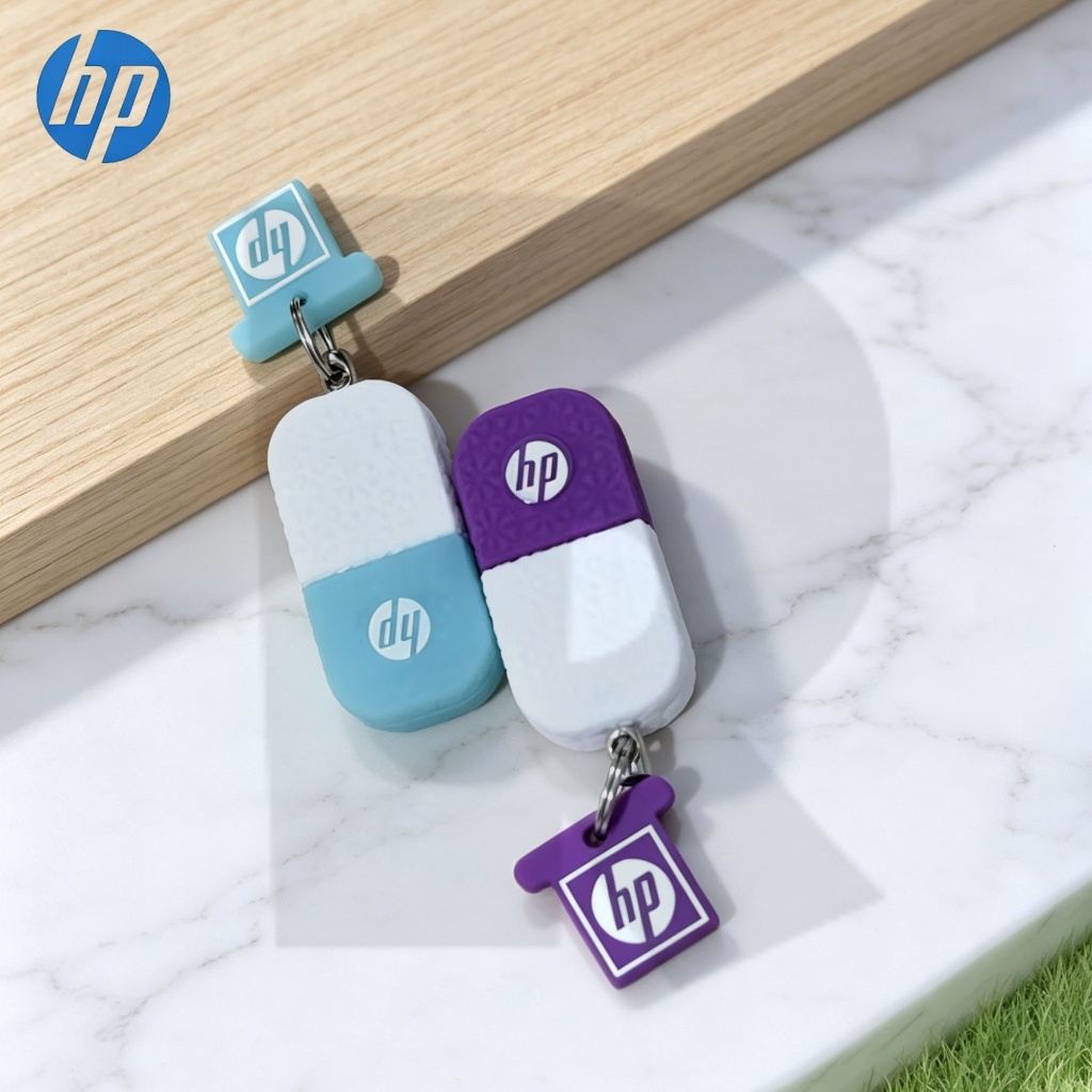 Disco Rígido Em Forma De Cápsula HP De Cor Dupla De Silicone Personalizado , 1GB , 2GB , 4GB , 8GB , 16GB , 32GB , 64GB