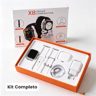 2026 Novo Relógio Inteligente X8 Tela Grande De 2.2 Polegadas 7 Em 1 Smartwatch Multifuncional Compa