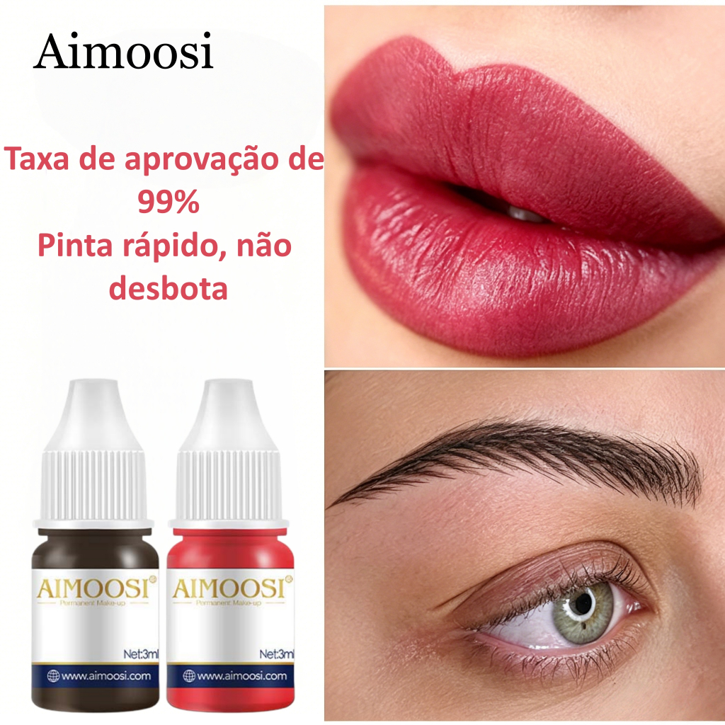 pigmento líquido amostra De Pigmentos 3ml Pigmento De Cor Orgânico Para microbladiing Tatuagem Maquiagem Permanente