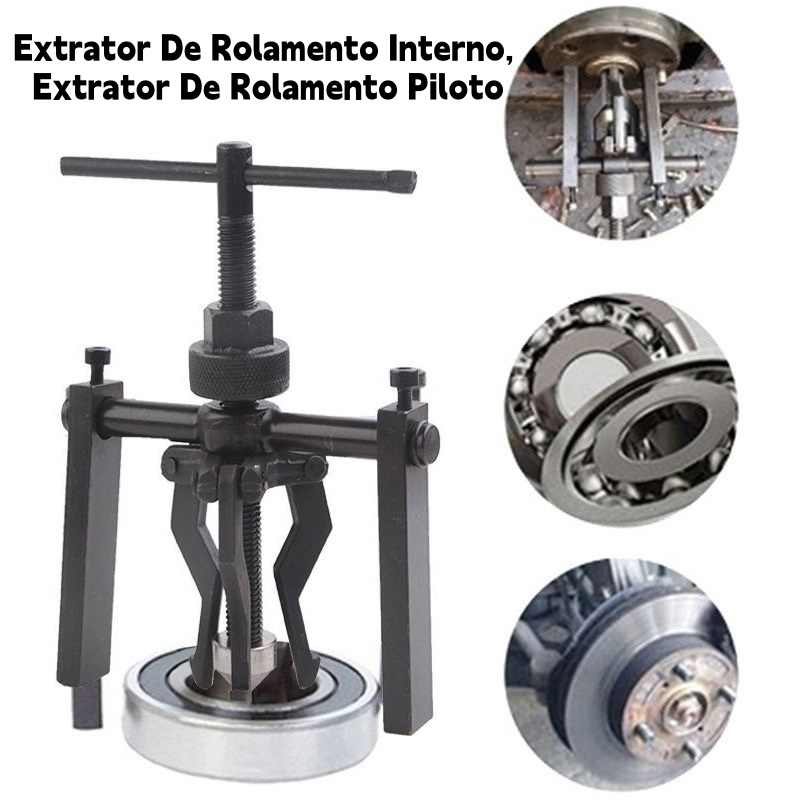 Removedor de rolamento interno e externo, extrator de rolamento de 3 garras, ferramentas automotivas universais (18-38 m