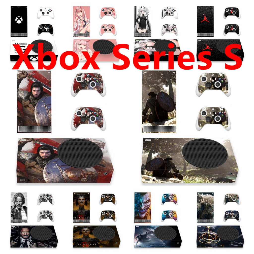 Adesivo De Pele De 100 Cores Compatível Com Decalque De Vinil Microsoft Xbox Series S Pretty Pattern Conjunto Completo D