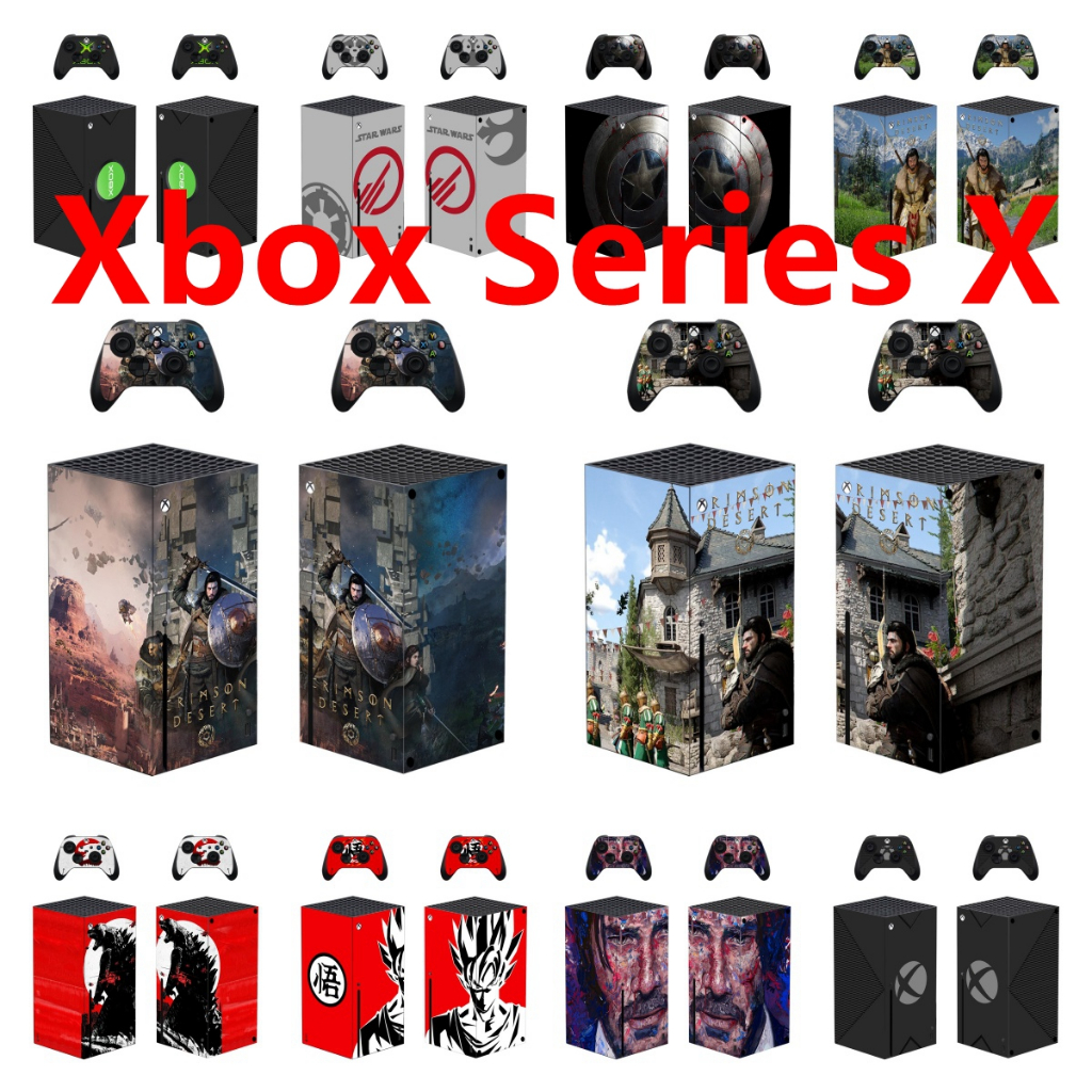Adesivo De Pele De 100 Cores Compatível Com Decalque De Vinil Microsoft Xbox Series X Pretty Pattern Conjunto Completo D