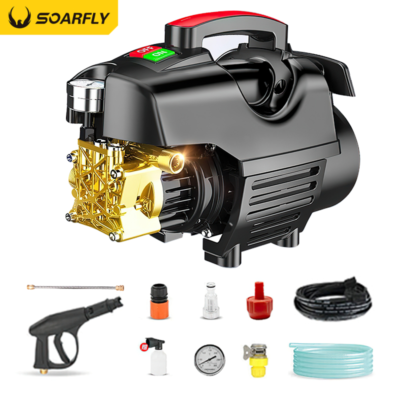Soarfly Lavadora portátil de alta pressão Lavadora de alta pressão 4800W Lavadora de carro de alta potência 127V/220V