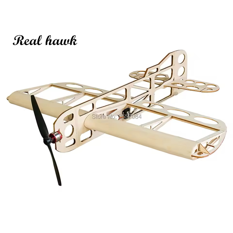 Kit Avião GEEBEE 600mm Madeira Balsa - Modelo para Montar Ideal para Iniciantes Presente Educativo e Hobby
