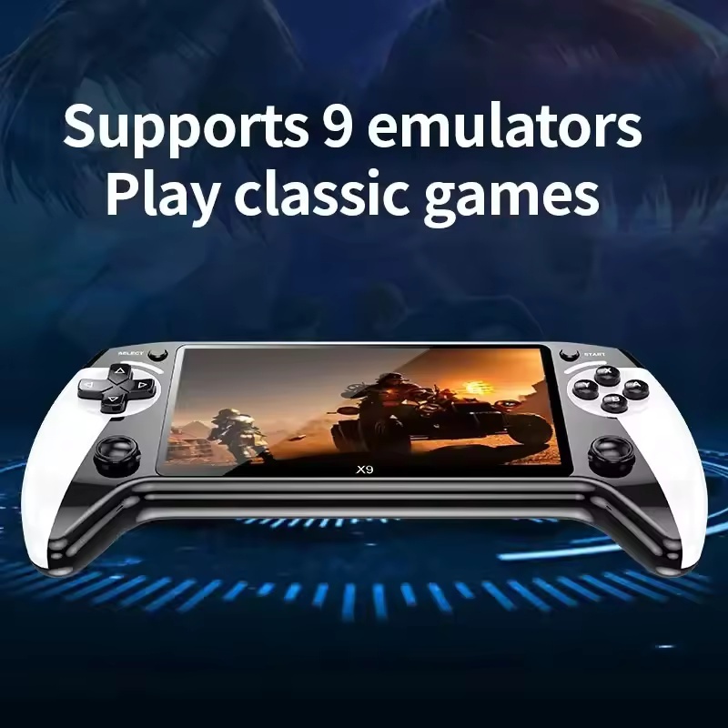 Console De Jogos Portátil X9 1500mAh Tela IPS HD De 5.5 Polegadas Com Suporte Para Duo Play GB GBA GBC