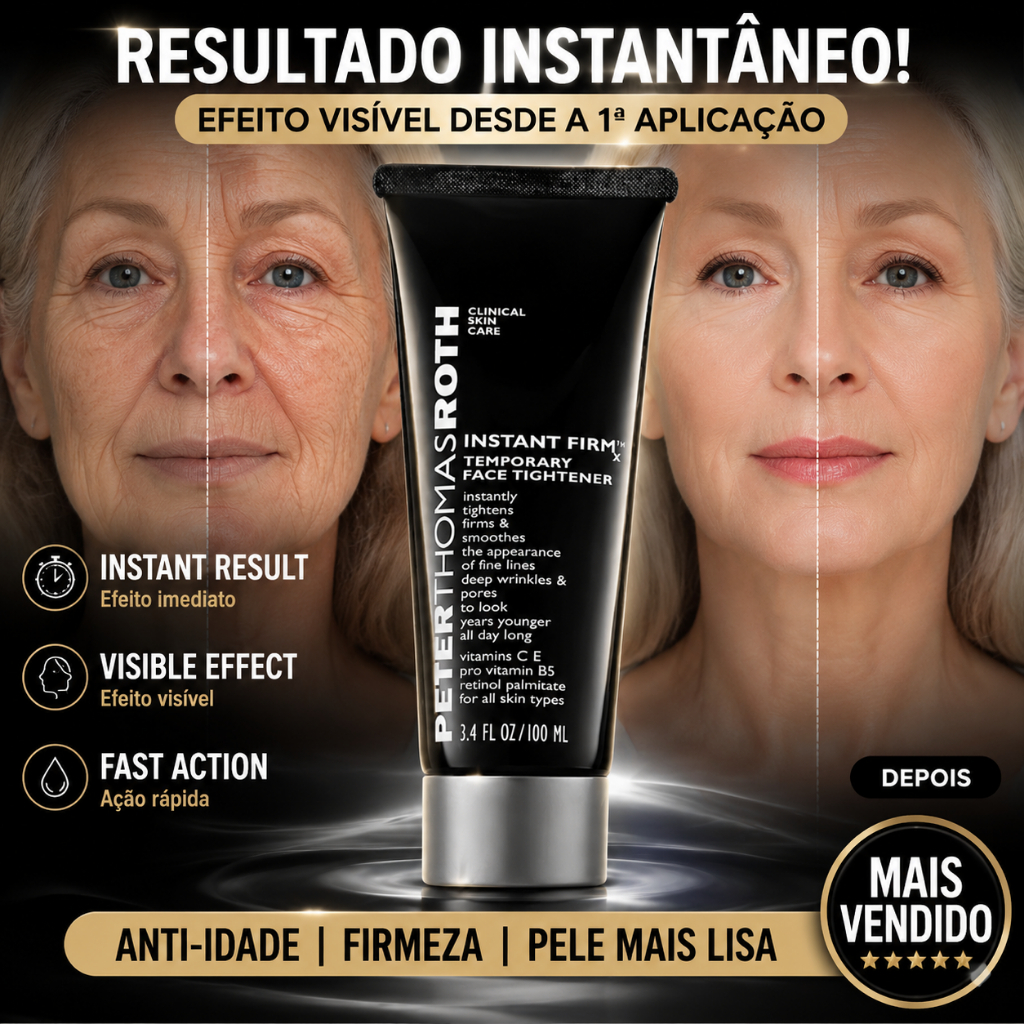 Peter Thomas Roth Instant FIRMx Creme Facial Firmador 100ml | Efeito Lifting Imediato, Hidratante Antirrugas