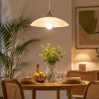 Lustres De Vidro Minimalistas Modernos, Luz De Teto Pendente LED Em Forma De Disco Voador Criativo, Lâmpada Suspensa D