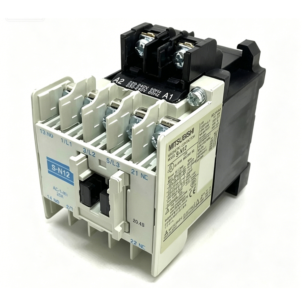 รูปสินค้า คอนแทคเตอร์ Mitsubishi 20A 380V ควบคุมวงจรไฟฟ้าได้หลากหลาย