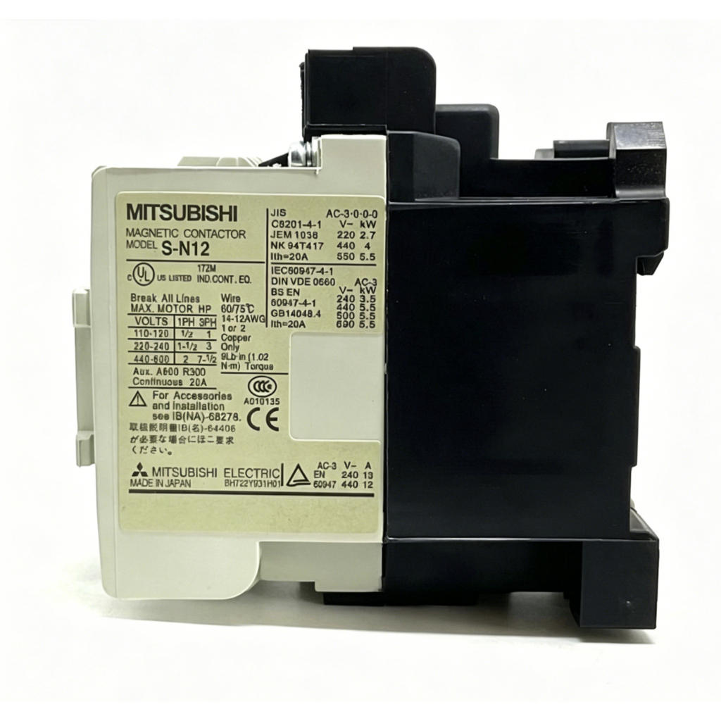 รูปสินค้า คอนแทคเตอร์ Mitsubishi 20A 380V ควบคุมวงจรไฟฟ้าได้หลากหลาย