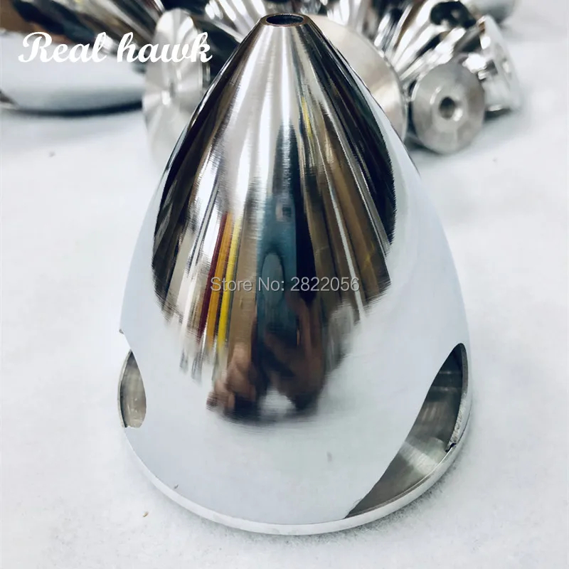 Spinner Alumínio 32-114mm para Hélice 3 Pás RC - Cone de Hélice Aeromodelo Motor Nitro Gasolina