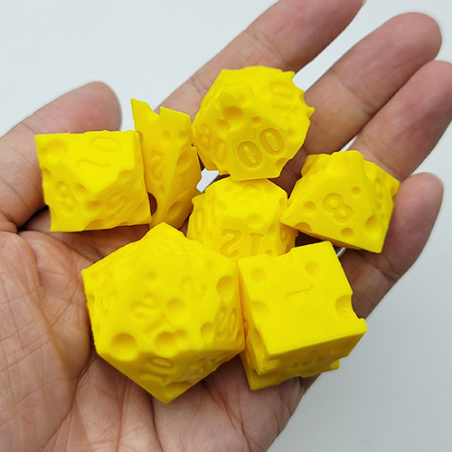 Conjunto De Dados Multifacetados queijo element , Jogo De Tabuleiro, para DND, Pathfinder, D&D e RPG