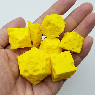 Conjunto De Dados Multifacetados queijo element , Jogo De Tabuleiro, para DND, Pathfinder, D&D e RPG