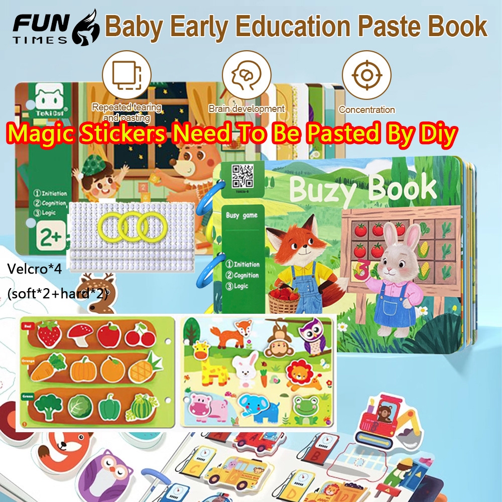 Primeiro Livro De Iluminação Do Bebê Ocupado Para Crianças 3 Anos Aprendizagem Precoce Montessori Bastante