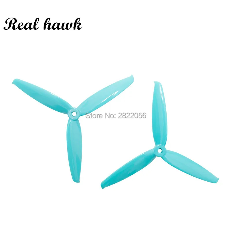 4 Pares 5 Cores Gemfan 6042 6.0x4.2 FPV PC 3 Hélice Prop Blade CW CCW Eixo Através Da Máquina motor Mais Especial 2407