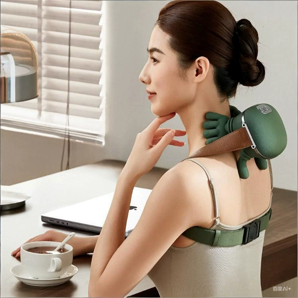 Massageador De Pescoço E Ombros Elétrico Shiatsu Cervical Recarregável Relaxante Costas Corporal Top