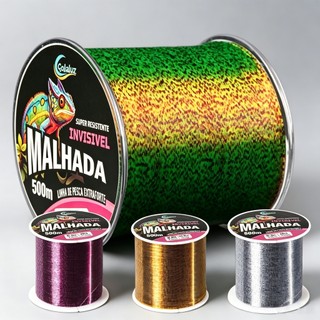 100M/300M/500M Camuflada Linha De Pesca Invisível , Fluorocarbono Salpicada De Nylon , Marca Forte , 0.20mm-0.50mm
