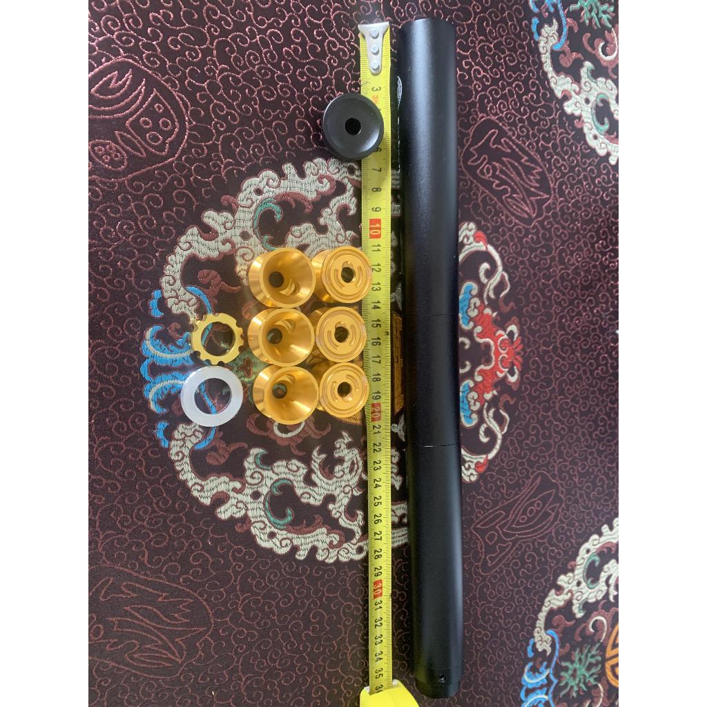 Shanbao 6wx-1 36cm 28Mm Liga De Alumínio Amarelo Filtro De Combustível Copo Tubo Adequado (Pequeno)