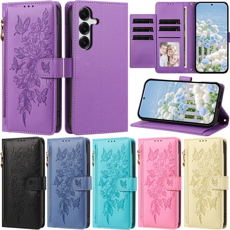 Caixa De Luxo Para Samsung Galaxy A27 A57 A37 A17 A26 A07 A06 A56 A36 A16 A55 A35 A25 A15 A54 A34 A24 A14 Carteira Com Z