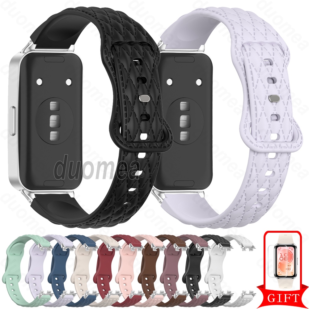 Pulseira De Silicone Acessórios Para Huawei Band 11 10 9 8 7 6 / Huawei Band 11 Pro