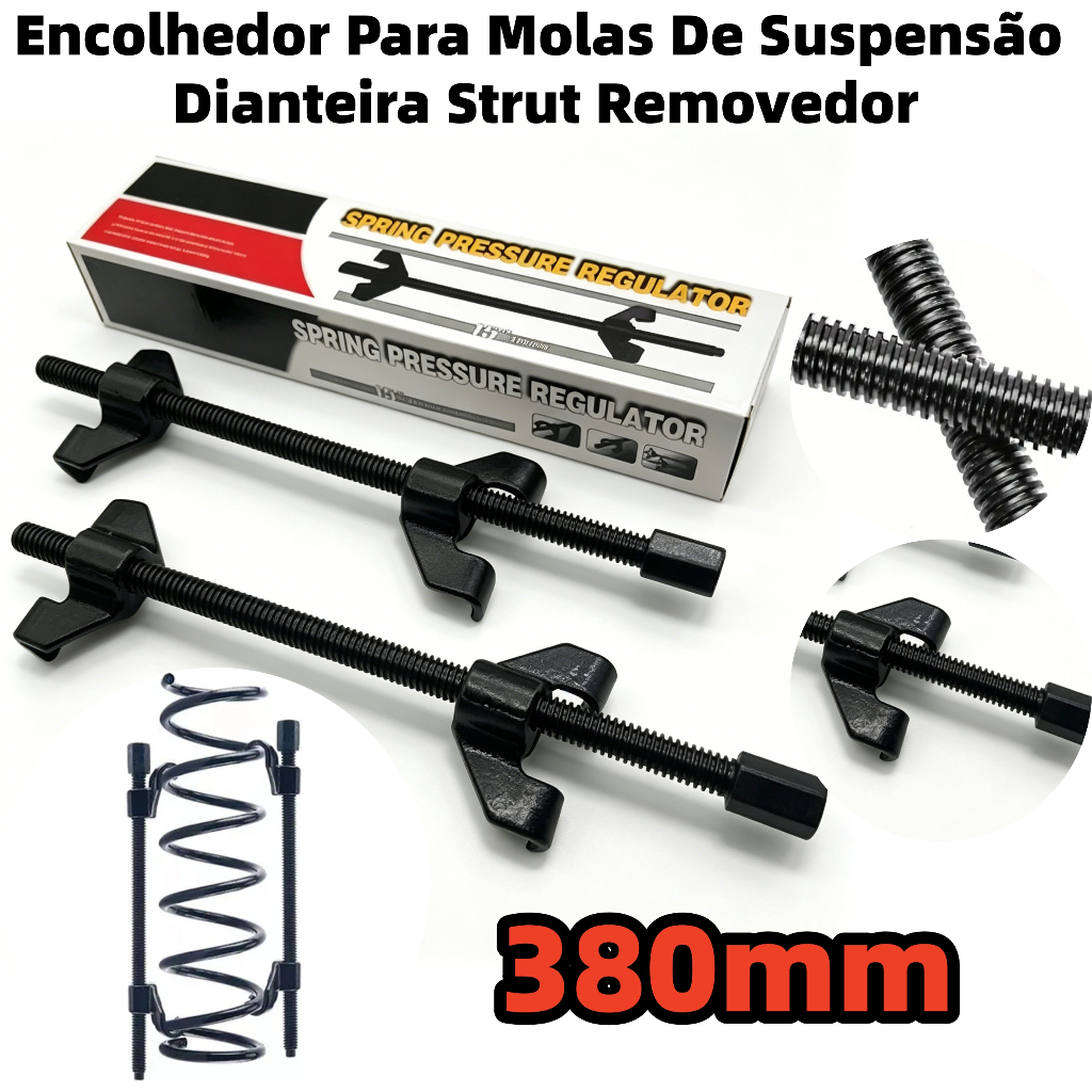 Encolhedor Para Molas De Suspensão Dianteira Strut Removedor 380mm