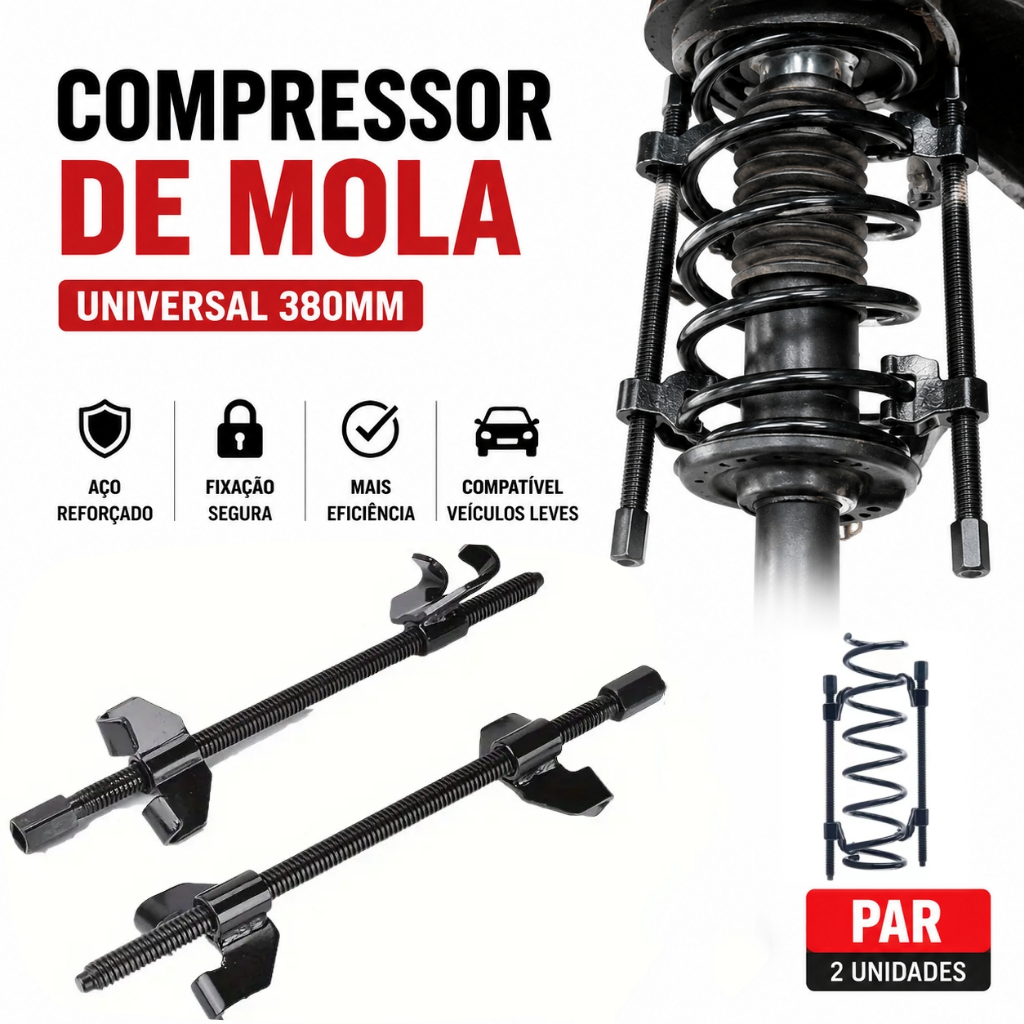 Encolhedor De Mola Universal Suspensão Para Carros Linha Lev