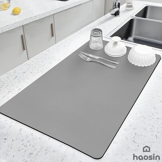Tapete Mágico Escorredor Louca Luxo Couro Absorvente 60x40