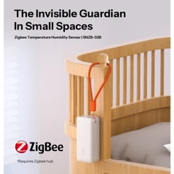 SONOFF SNZB-02B AirGuard TH Lite Zigbee Sensor De Umidade E Temperatura Alta Precisão Ponto De Orvalho Monitoramento VPD