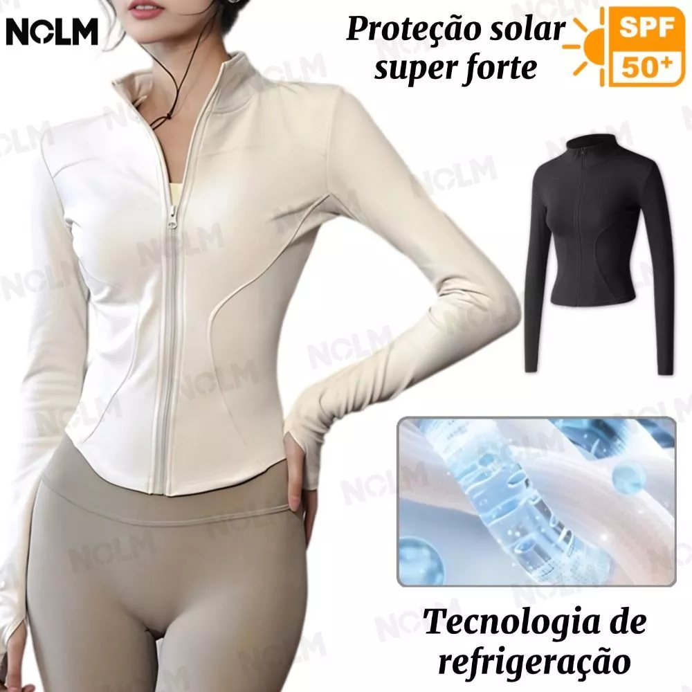 Yoga Correndo De Secagem Rápida Ajuste Superior Manga Longa Quatro Estações Cintura-Pitada Roupa Curvada Para Mulher — imagem 1