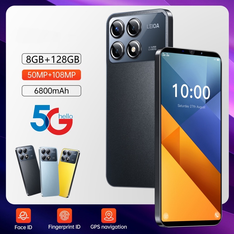 Celular 5.5Polegadas 8+128GB Smartphone