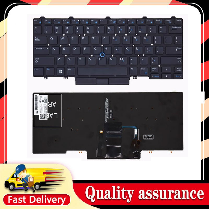 Nova Substituição De Teclado De Laptop Para Dell Latitude E5450 E7470 E7450 E5470 3340 3350 5490 5480 Com Ponto De mouse