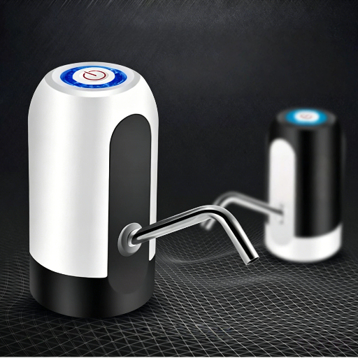 Bomba Elétrica Para Galão Universal D'Água Dispenser Com Carregamento Usb Para Galão De Água 20L Novo