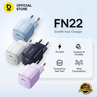 Baseus FN22 GaN5 Mini Carregador Rápido Portátil 20W / 30W Para iPhone 17