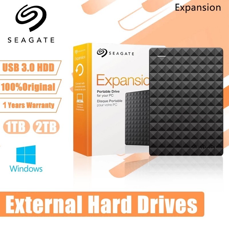 Disco Rígido Externo Portátil Seagate One Touch 1 Tb/2/4 USB 3.1 Fino