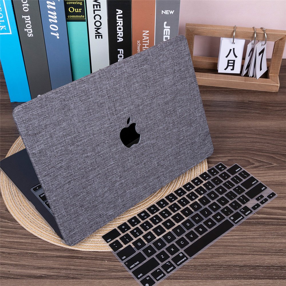 Nova Capa De Superfície Jeans Para Macbook Pro M5 A3434 2026 Air M5 M4 M3 A3113 A3114 2022 13.6 M2 A2681 Sem Impressões