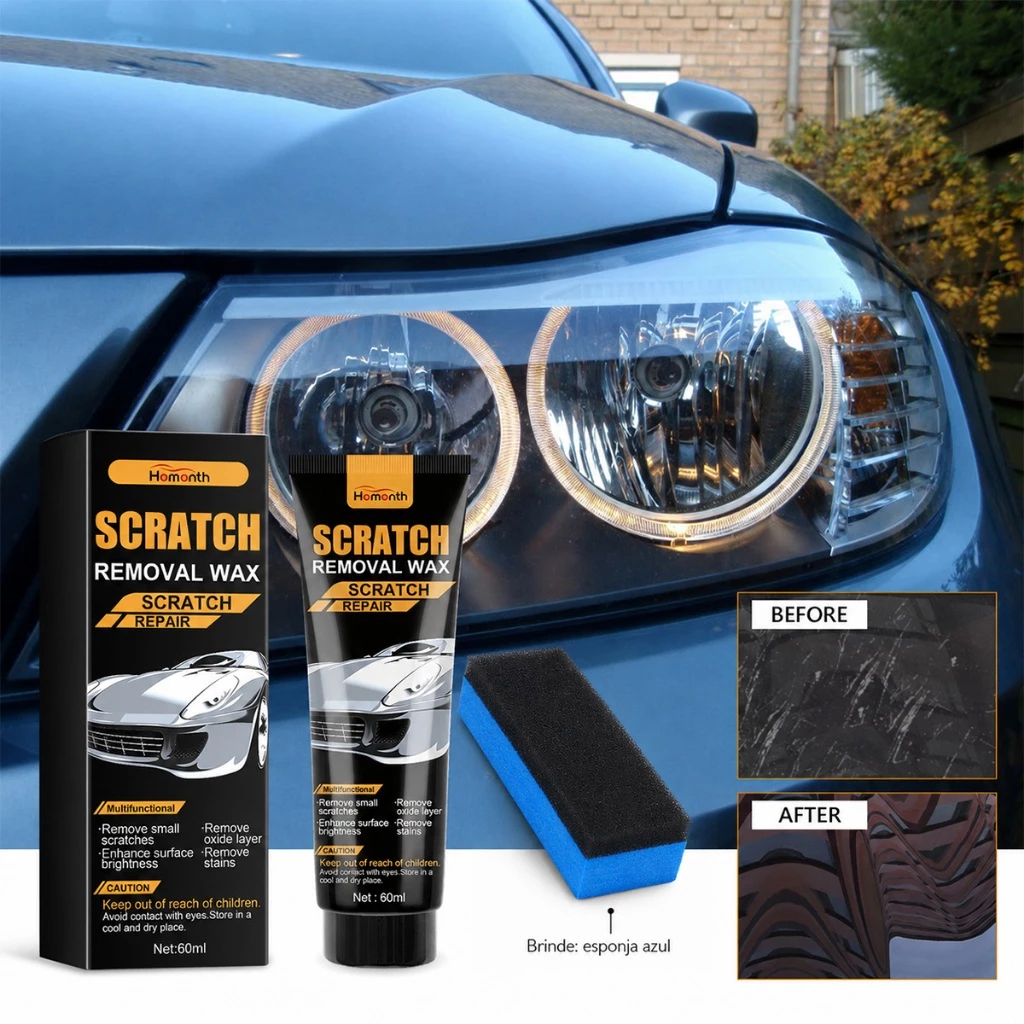 Kit de reparo de arranhões corporais Kit de cuidados com cera para reparo de agente de polimento de carro Com Aplicador