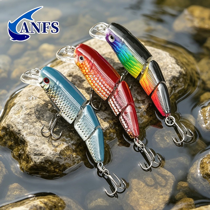 1 Unidade/3 Unidades De Isca De Natação Multiarticulada , Pesca De Design Realista , Iscas Artificiais-Captura Mais Peix
