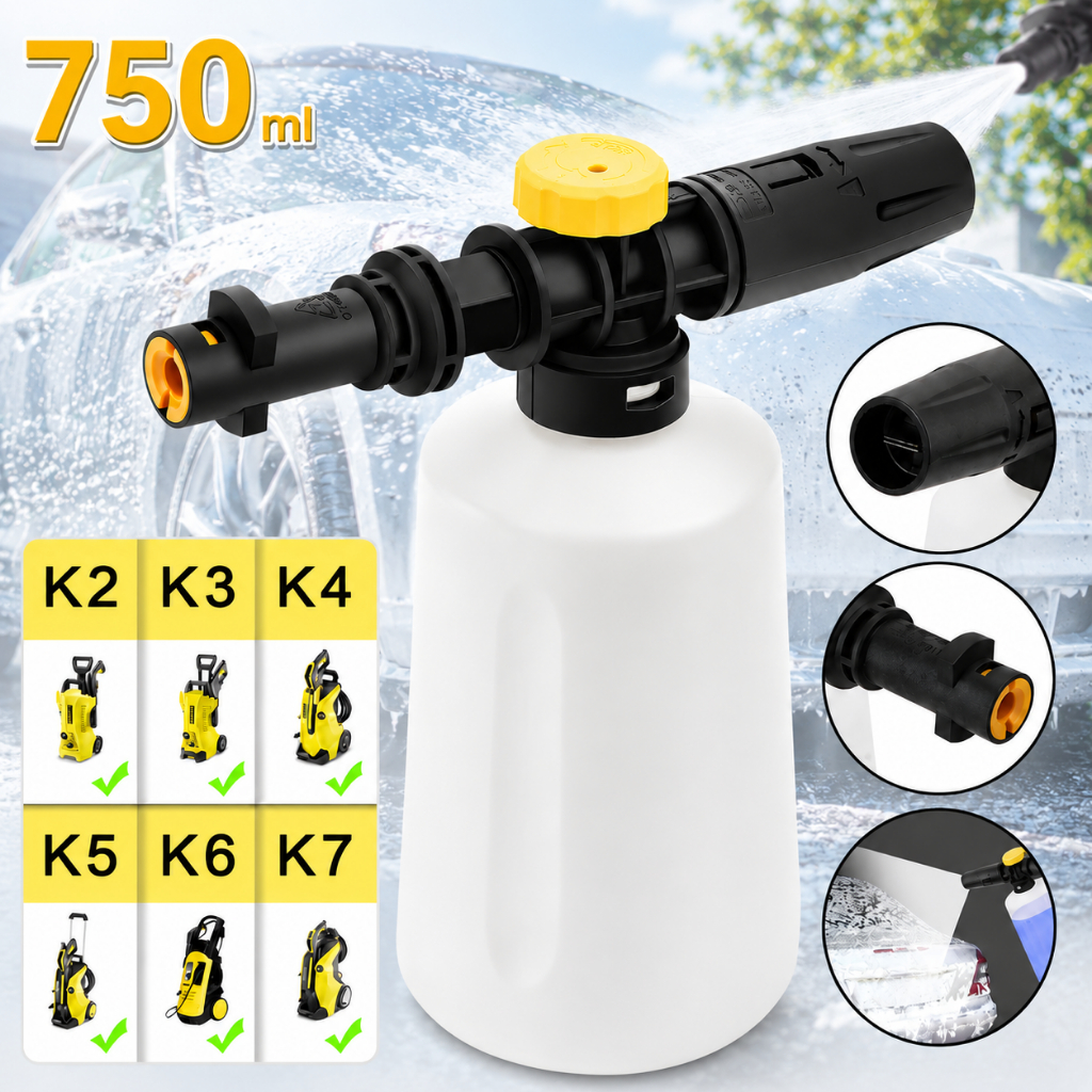 Yopaw snow foam para lavadora k2 k3 k4 k5 k6 k7 - 750 ml