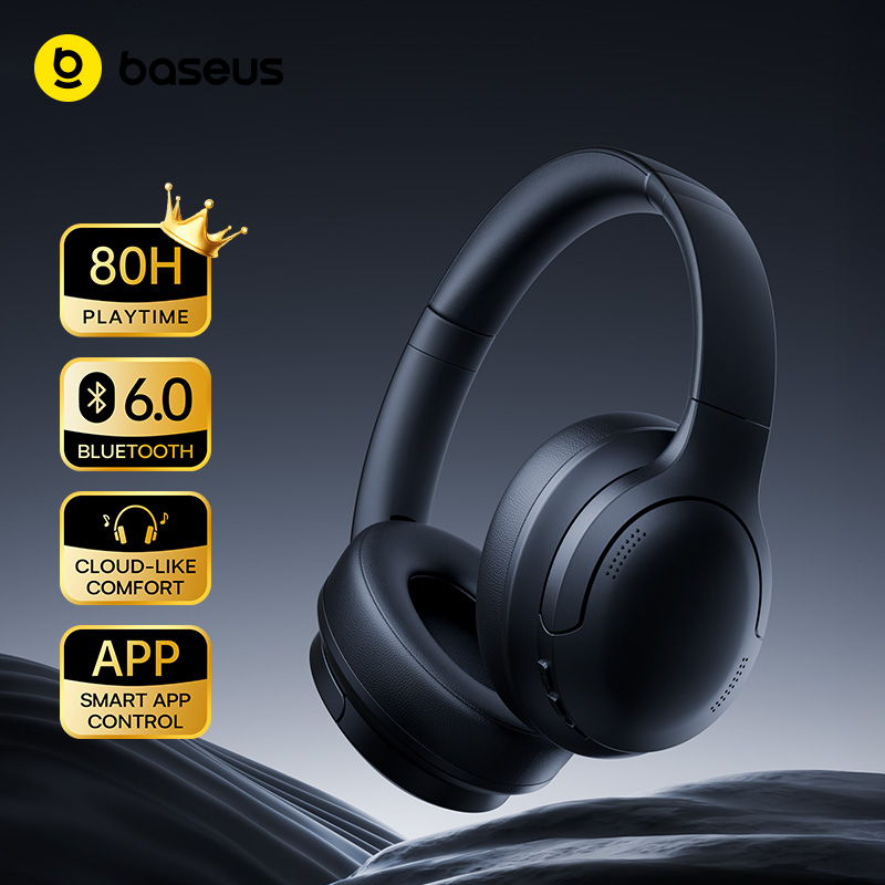Baseus Bass BH1 Lite Fones De Ouvido Sem Fio Bluetooth 6.0 Inteligentes Com Controle De Aplicativo