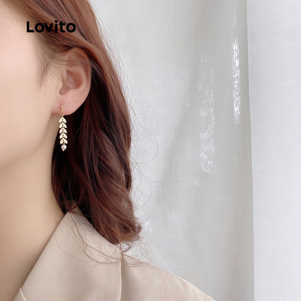 Lovito Colares Elegantes Moda Coreana Leves E Luxuosos Para Festas NLFB123FX025 · foto 2