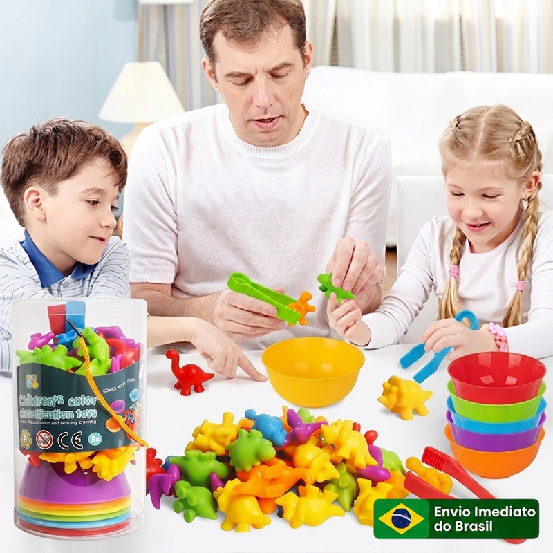 36peças+ Montessori brinquedos Classificação Contando Quebra-Cabeça Brinquedos Educativos
