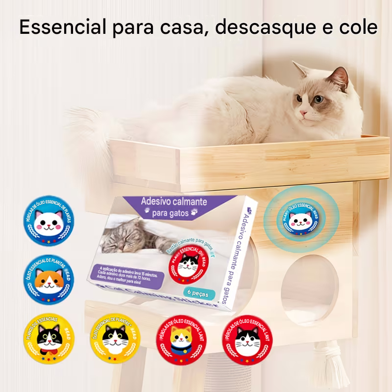 Adesivos De Feromônios Para Gatos — imagem 2 de 2